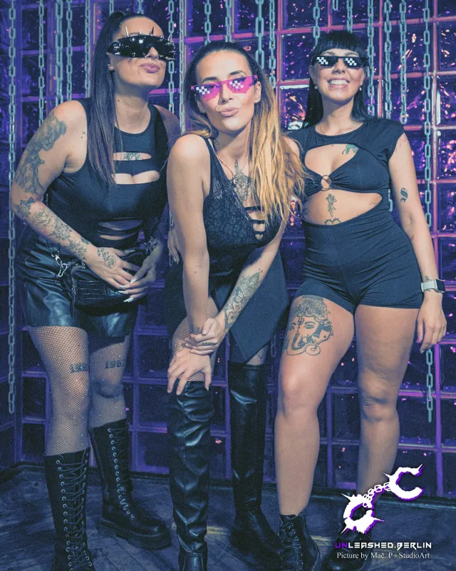 The countdown is on! Next Saturday, 28th June, we return with another @unleashed.berlin experience⛓️ 

Secure your tickets now, don’t miss the next chapter of Berlin’s most UNLEASHED techno playground💜

Swipe through some pictures from our last event, captured beautifully by @mae.p_studioart and let them inspire your look, your energy, your UNLEASHED self💜

Much love,
@miss.unleashed & @iam.unleashed